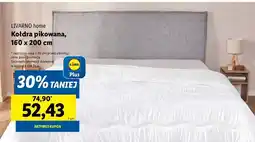 Lidl Kołdra pikowana 160 x 200 cm Livarno Home oferta