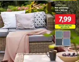 Lidl Koc polarowy 120 x 160 cm Livarno Home oferta