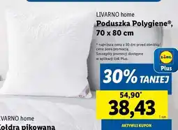 Lidl Poduszka polygiene 70 x 80 cm Livarno Home oferta