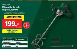 Lidl Mieszadło do farb i zaprawy 1600 w Parkside oferta