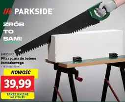 Lidl Piła ręczna do betonu komórkowego Parkside oferta