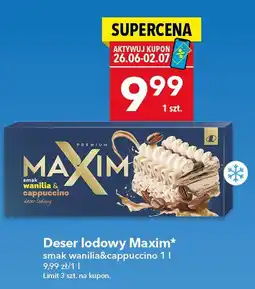 Lewiatan Deser lodowy Maxim wanilia&cappuccino oferta