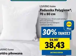 Lidl LIVARNO home Poduszka Polygiene , 70 x 80 cm oferta