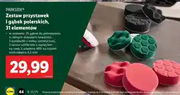 Lidl PARKSIDE Zestaw przystawek i gąbek polerskich, 31 elementów oferta