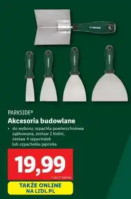 Lidl PARKSIDE Akcesoria budowlane oferta