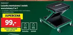 Lidl Leżanka montażowa i stołek warsztatowy, 2 w 1 oferta