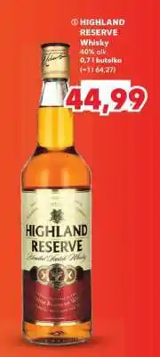 Kaufland HIGHLAND RESERVE Whisky oferta