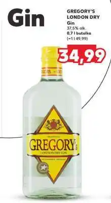 Kaufland GREGORY'S LONDON DRY oferta