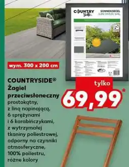 Kaufland COUNTRYSIDE Żagiel przeciwsłoneczny oferta