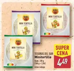 ALDI TESOROS DEL SUR Minitortille oferta