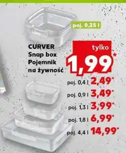 Kaufland CURVER Snap box Pojemnik na żywność oferta