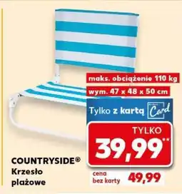 Kaufland COUNTRYSIDE Krzesło plażowe oferta
