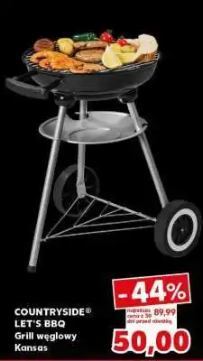 Kaufland COUNTRYSIDE LET’S BBQ Grill węglowy Kansas oferta