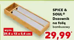 Kaufland SPICE & SOUL Dozownik na folię bambusowy oferta