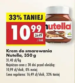 Biedronka Krem do smarowania Nutella 350 g oferta