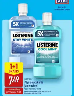ALDI LISTERINE Płyn do płukania jamy ustnej oferta