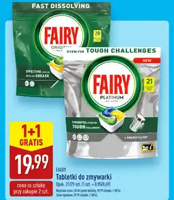 ALDI FAIRY Tabletki do zmywarki oferta