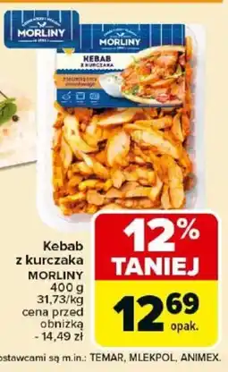 Carrefour Market Kebab z kurczaka MORLINY oferta