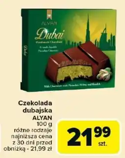 Carrefour Market Czekolada dubajska ALYAN oferta