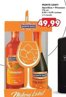 Kaufland Vermouth classic + prosecco Monte Santi Aperitivo oferta