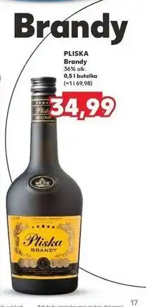 Kaufland Brandy Pliska oferta