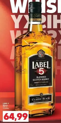 Kaufland Whisky Label 5 oferta