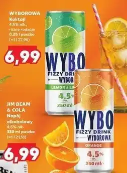 Kaufland Drink orange Wyborowa Fizzy oferta