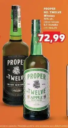 Kaufland Whiskey Proper No. Twelve Apple oferta