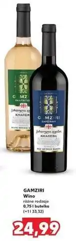 Kaufland Wino Gamziri Khareba oferta