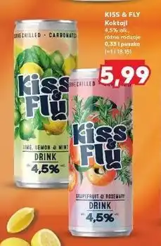 Kaufland Drink lime lemon & mint Kiss And Fly oferta