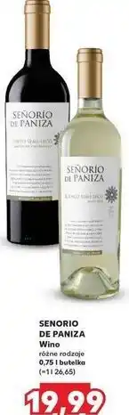 Kaufland Wino czerwone półsłodkie Senorio De Paniza oferta