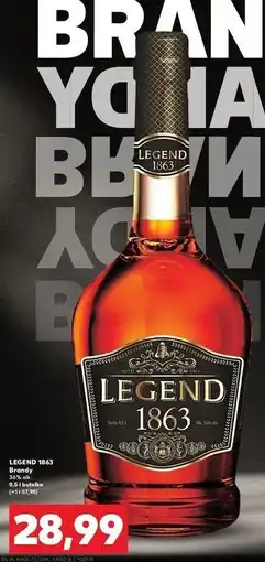 Kaufland Brandy Legend 1863 oferta