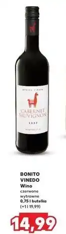 Kaufland Wino Bonito Vinedo Cabernet Sauvignon oferta