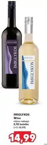 Kaufland Wino białe Imiglykos oferta