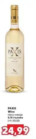 Kaufland Wino półwytrawne Paxis Lisboa oferta