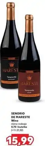 Kaufland Wino półsłodkie Senorio De Mareste oferta