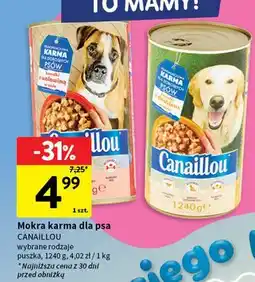 Intermarche Pokarm dla psa z wołowiną Canaillou oferta