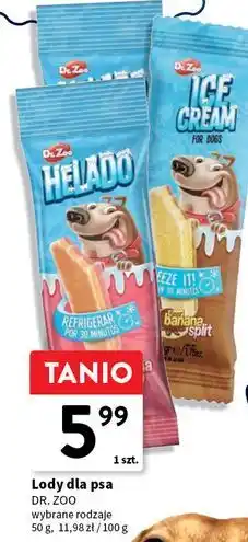 Intermarche Lody dla psa sausage & cheese Dr. Zoo oferta