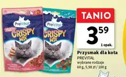 Intermarche Przysmak dla kotów crispy mix Prevital oferta