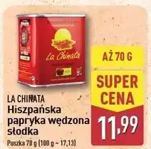 ALDI Papryka wędzona ostra La Chinata oferta
