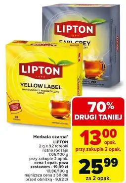 Carrefour Herbata Lipton oferta
