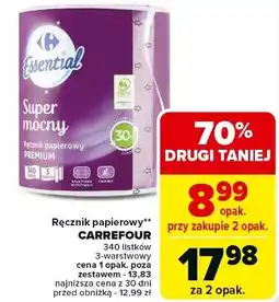 Carrefour Ręcznik papierowy Carrefour oferta