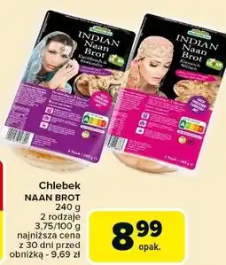 Carrefour Chlebek naan Mission Bakery oferta