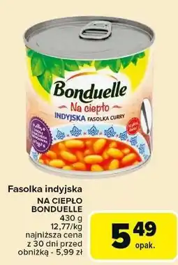Carrefour Fasolka indyjska curry Bonduelle Dania Na Ciepło oferta