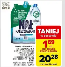 Carrefour Woda niegazowana Nałęczowianka oferta