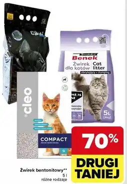 Carrefour Żwirek dla kota bentonitowy morski Casti oferta