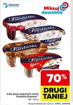 Carrefour Jogurt z mleczną czekoladą Danone Fantasia E. Wedel oferta