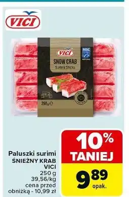 Carrefour Paluszki krabowe surimi Vici oferta