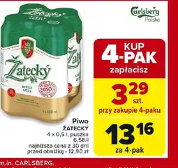 Carrefour Piwo Zatecký oferta