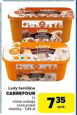 Carrefour Lody śmietankowo-czekoladowe Carrefour oferta